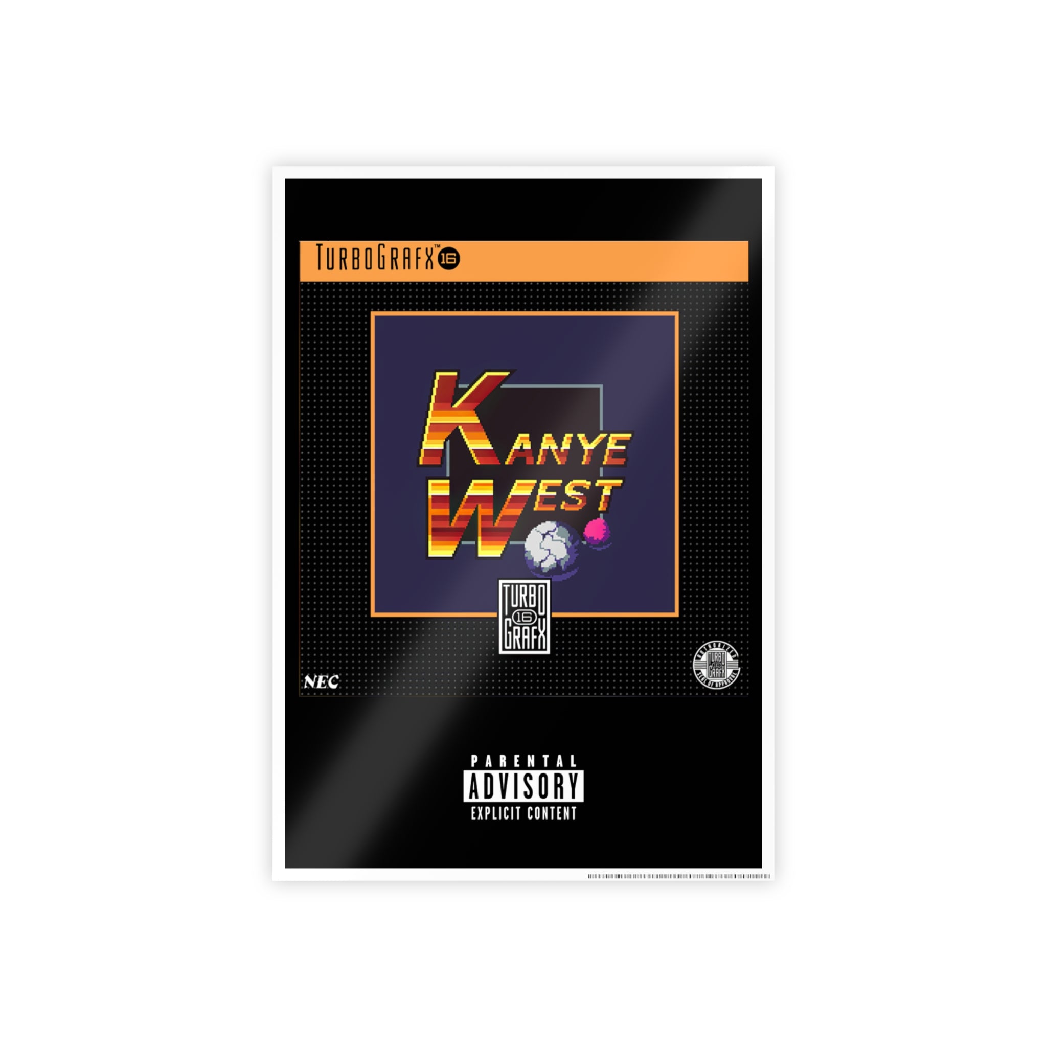 Turbografx Album Cover Gloss Poster