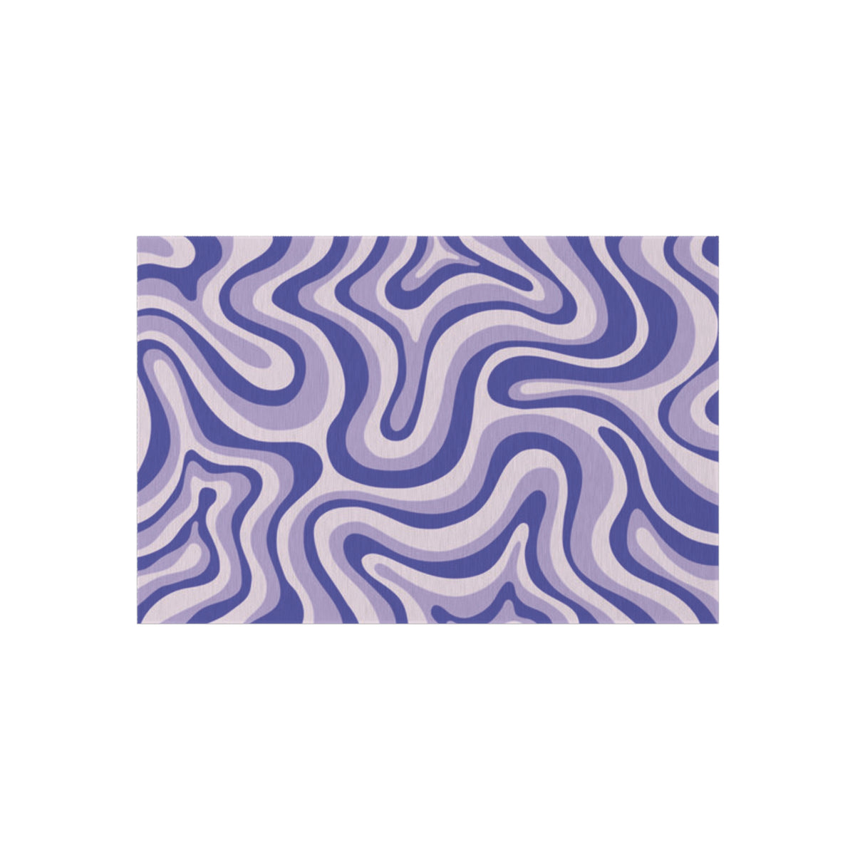 Purple Swirl Cat Scratch Rug