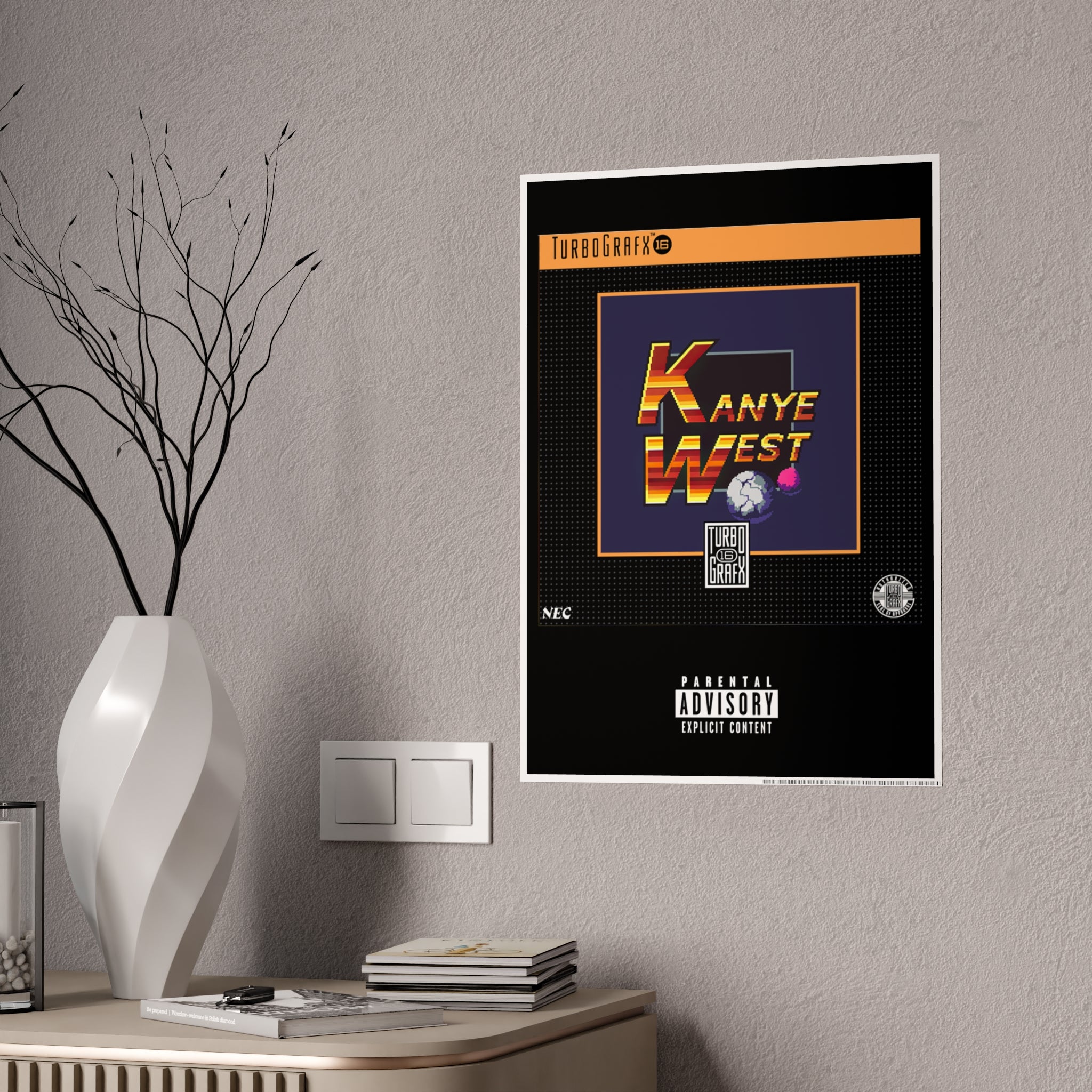 Turbografx Album Cover Gloss Poster