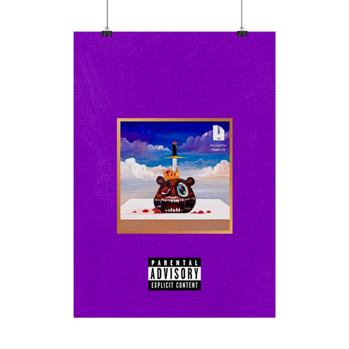 Good Ass Job Album Cover Poster — Glossy Purple Art Print (Parental Advisory)