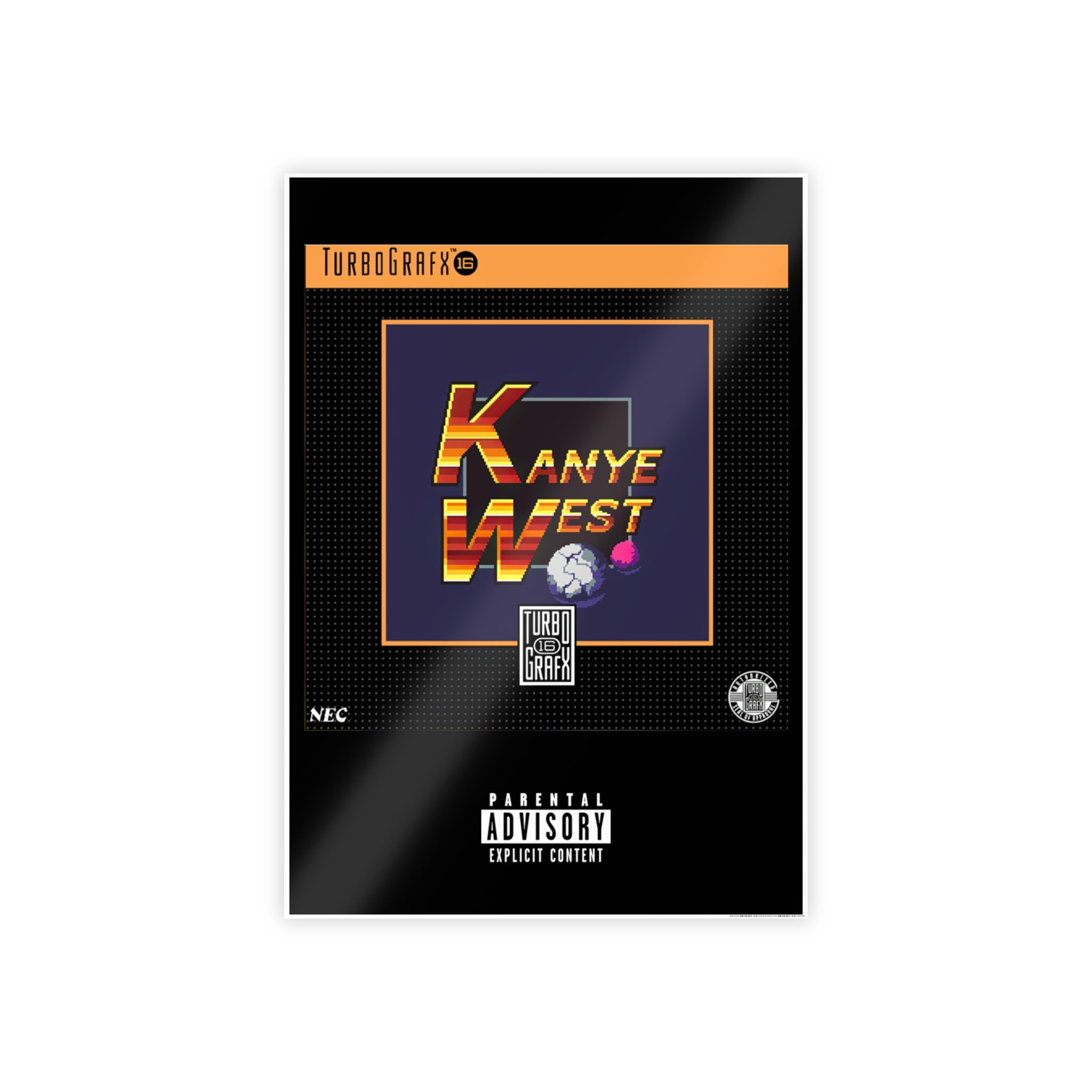 Turbografx Album Cover Gloss Poster