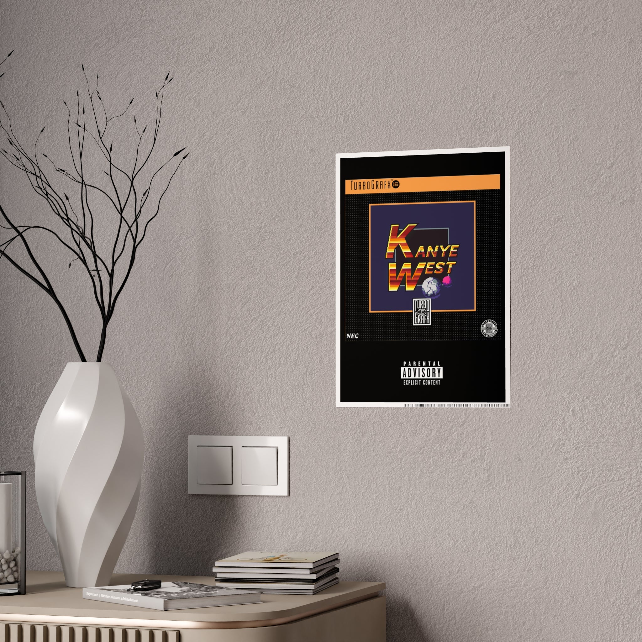 Turbografx Album Cover Gloss Poster