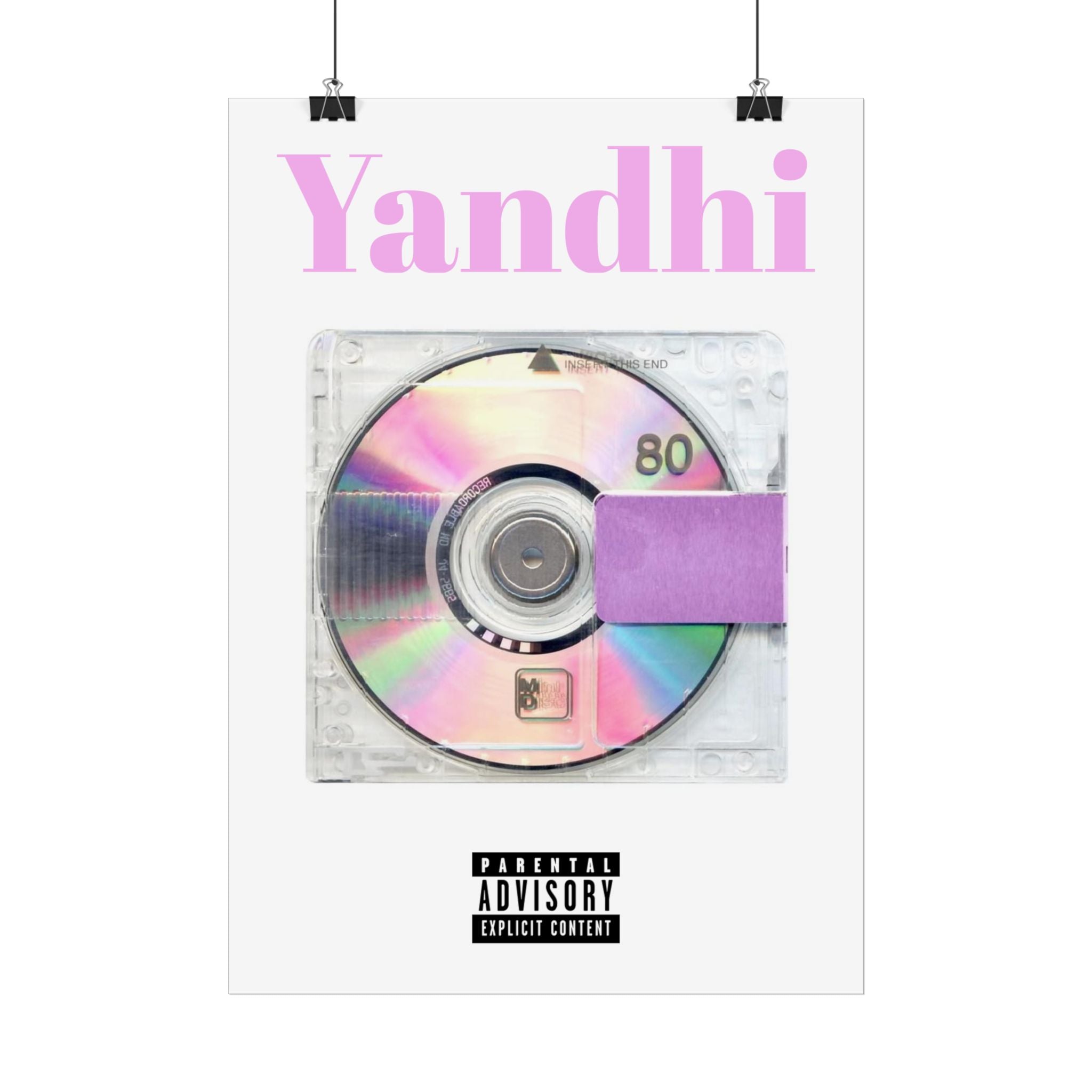 Yandhi Album Art Poster — Gloss Music Wall Print