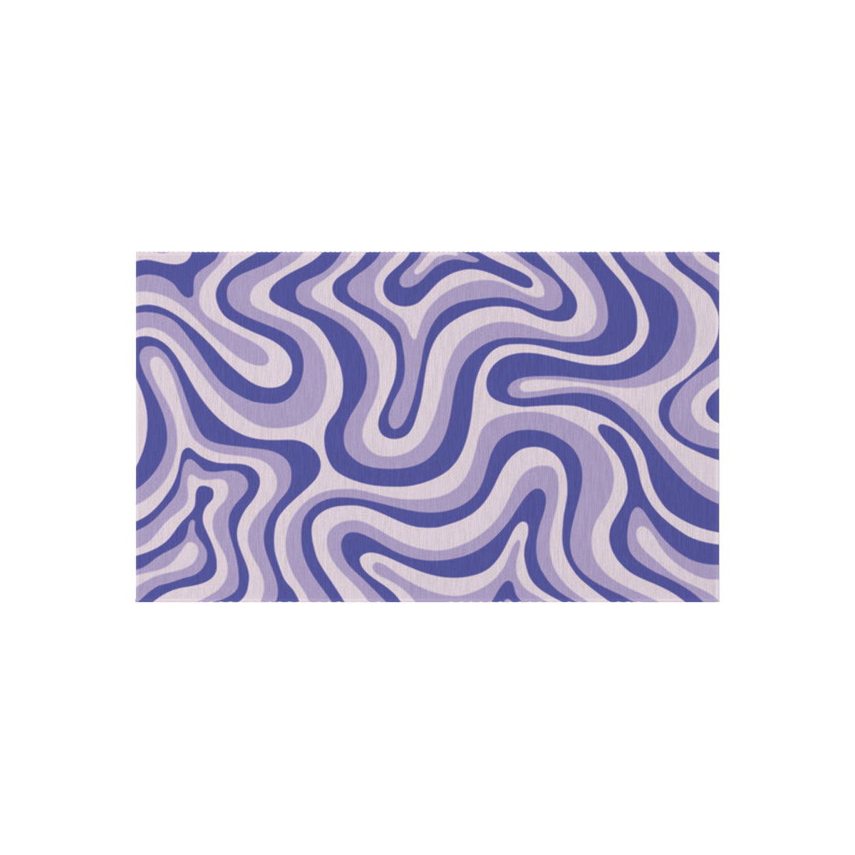 Purple Swirl Cat Scratch Rug