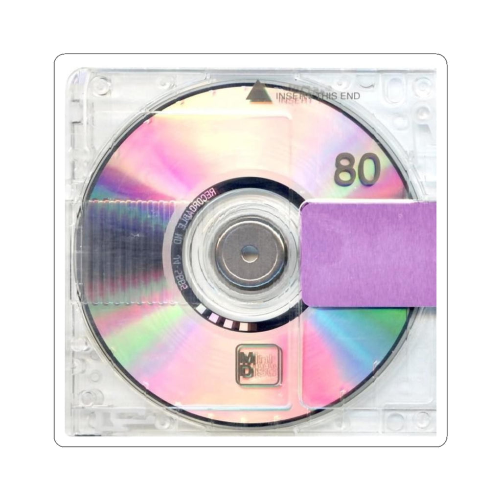 Yandhi album cover sticker — Holographic 80 Disc Kiss-Cut Laptop Decal