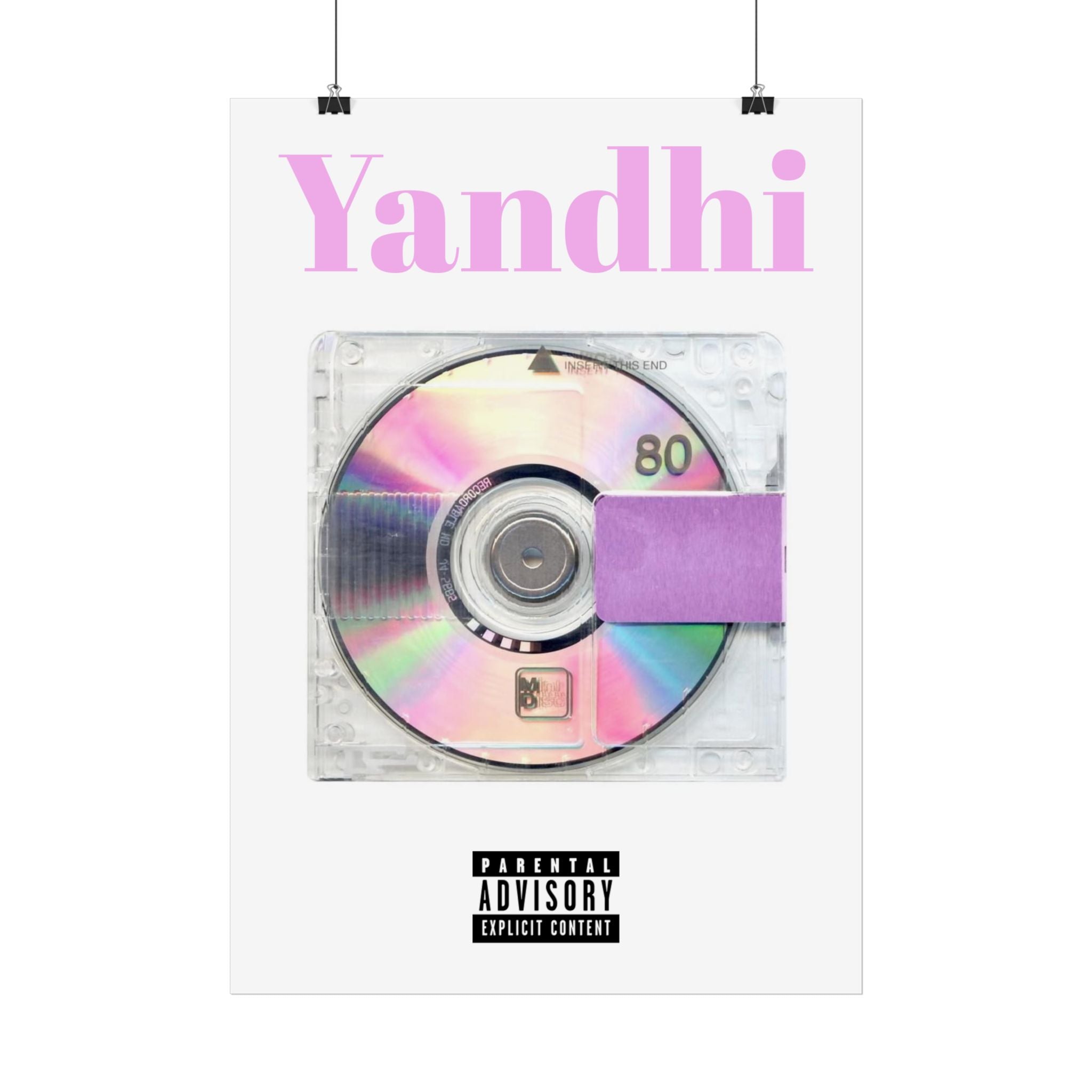 Yandhi Album Art Poster — Gloss Music Wall Print