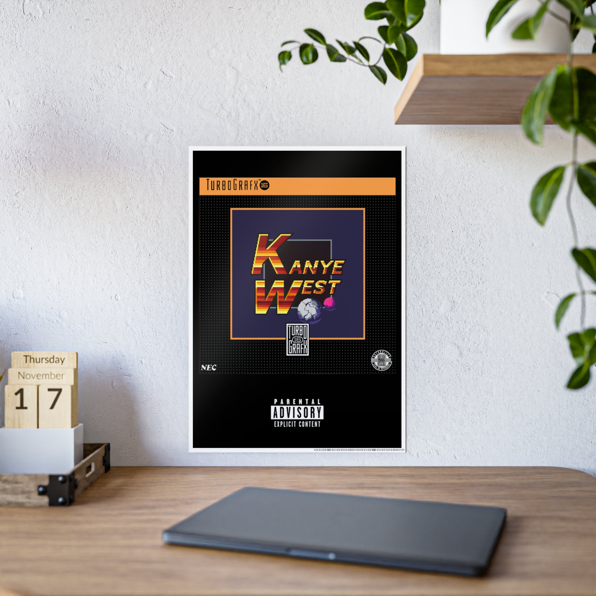 Turbografx Album Cover Gloss Poster