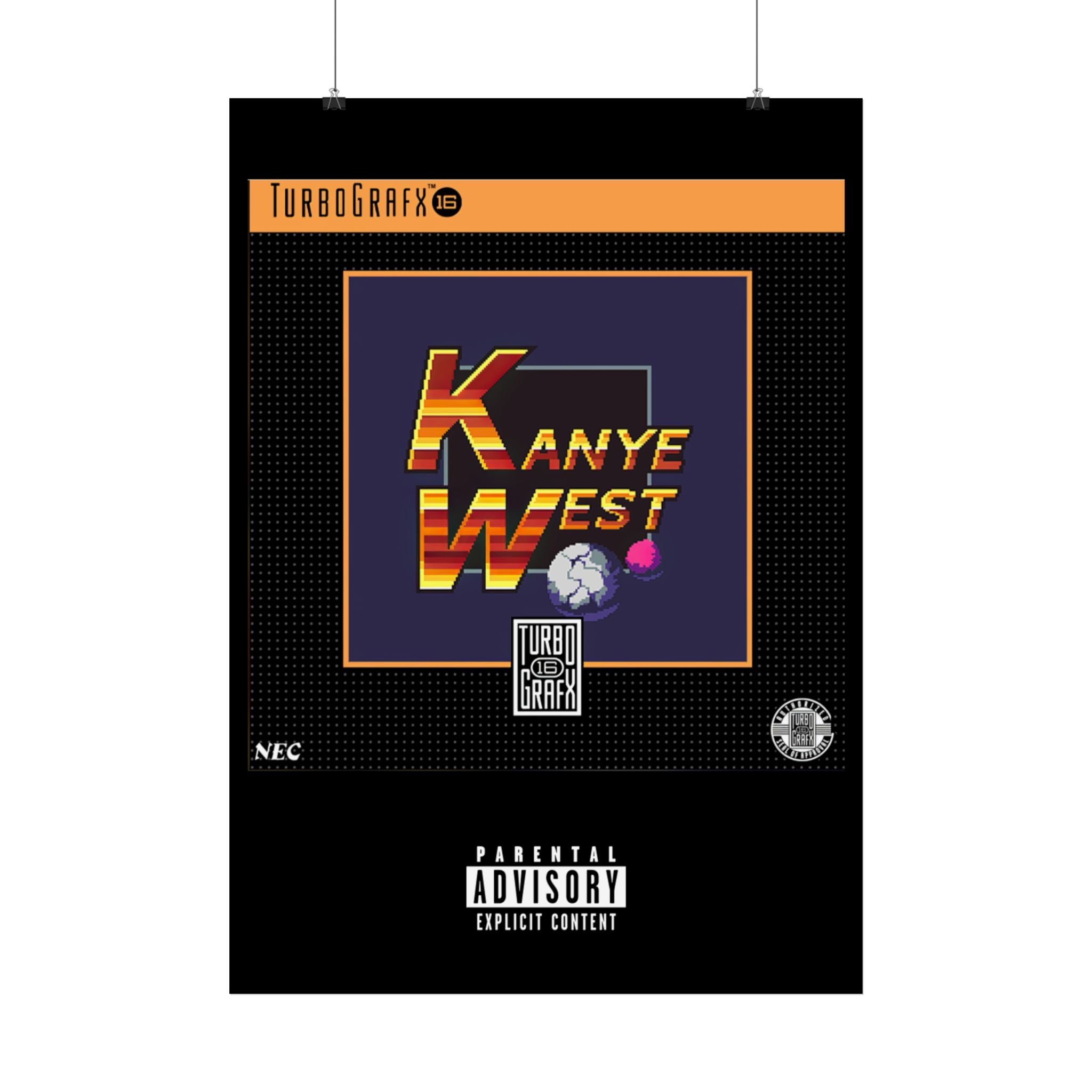 Turbografx Album Cover Gloss Poster